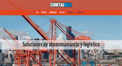 Desktop Screenshot of containex.com.ar