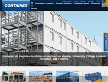 Tablet Screenshot of containex.es