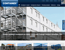 Tablet Screenshot of containex.com.hr